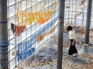 Exhibitions views “Ephemeral Anchorind”, Takeshi Yasura, 2024 © Nacása & Partners Inc. / Fondation d’entreprise Hermès