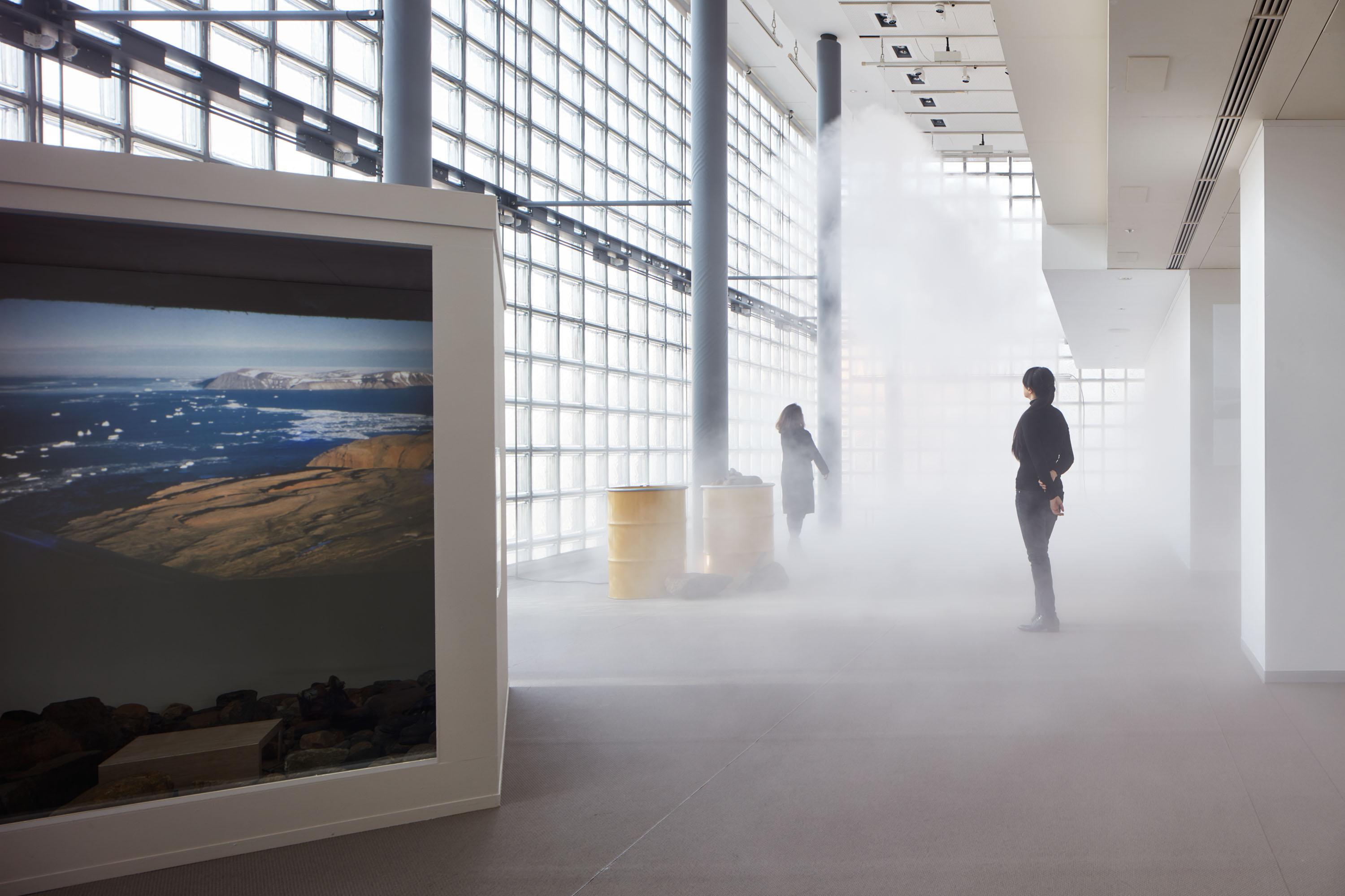 Fujiko & Ukichiro Nakaya, "Greenland", vue d’exposition