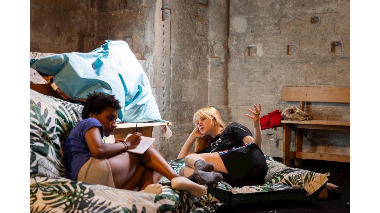 Transmission Impossible, Église des Célestins, Festival d'Avignon © Barbara Buchmann Cottero 