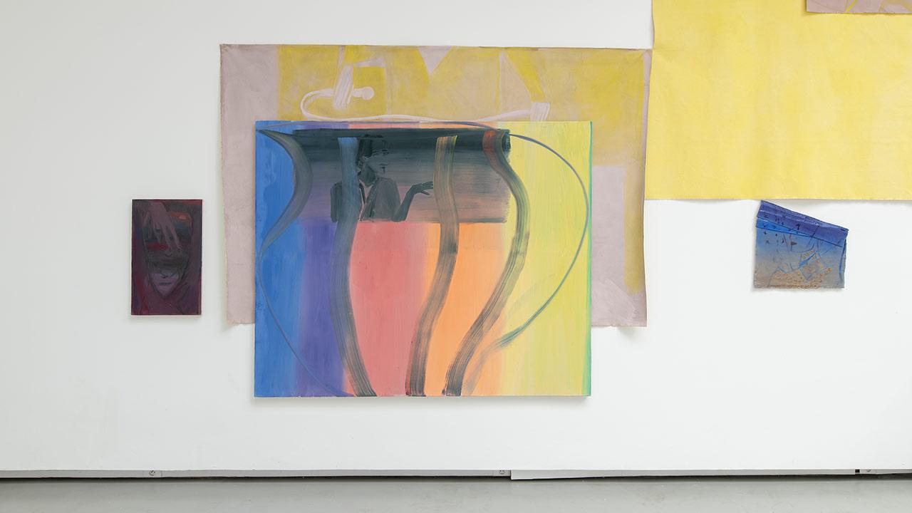 Vue de l’exposition d'Emmanuelle Castellan, « Spektrum », La Verrière, 2024, © Isabelle Arthuis / Fondation d’entreprise Hermès