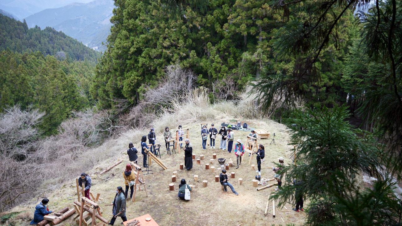 Skills Academy “Wood”: spring workshop in Okutama forest, Tokyo (Japan), 2022 © Akihiro Itagaki