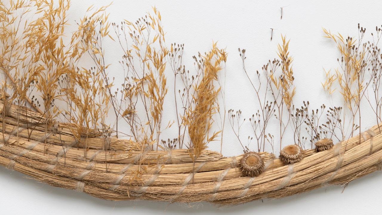 Vue de l’exposition d'Hélène Bertin, « Esperluette », La Verrière (Bruxelles), 2024, © Isabelle Arthuis / Fondation d’entreprise Hermès