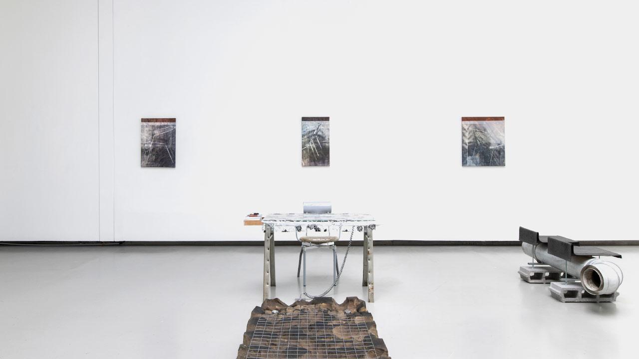 Vue de l'exposition d'Eva Nielsen "Aster", La Verrière 2025, photo Isabelle Arthuis / Fondation d'entreprise Hermèse © Adagp, Paris, 2025